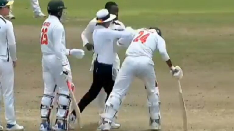 Unacceptable Scuffle Erupts Between South Africa Bowler and Bangladesh Batter During Emerging Test Match