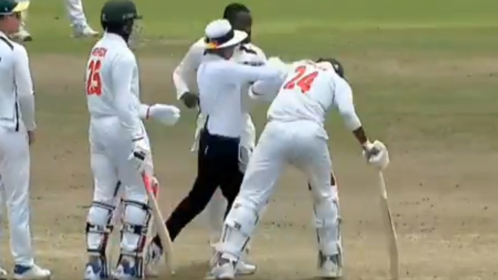 Unacceptable Scuffle Erupts Between South Africa Bowler and Bangladesh Batter During Emerging Test Match