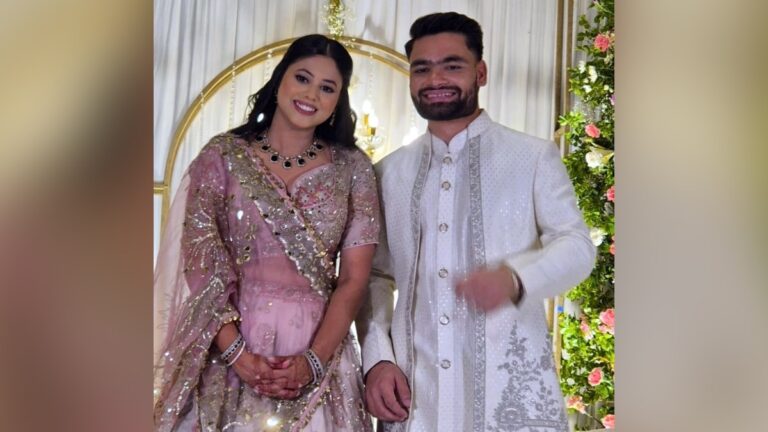 Cricketer Rinku Singh's Lavish Engagement with MP Priya Saroj Lights Up Lucknow: A Star-Studded Affair!