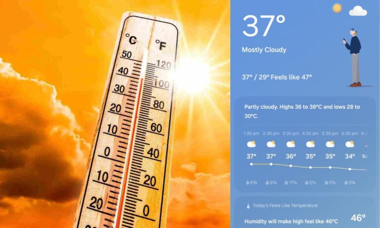Chennai Sizzles as Humidity Drives 'Feels Like' Temperature to Sweltering 46°C!
