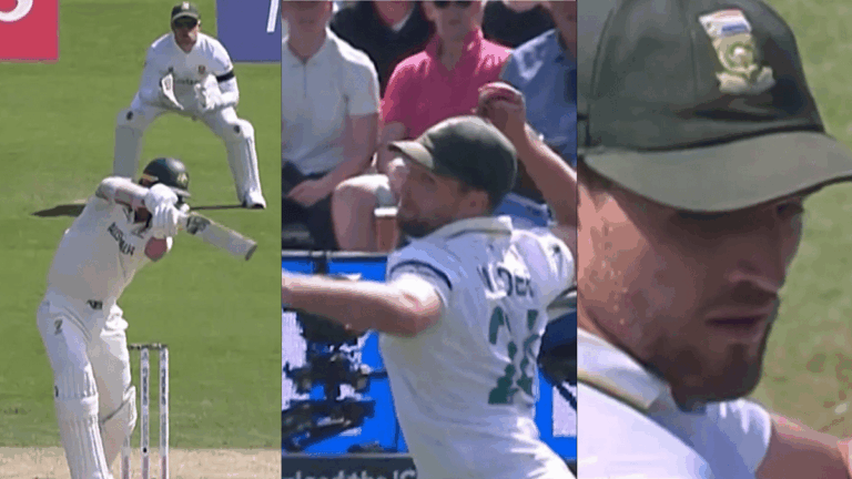 Wiaan Mulder's Hair-Raising Fall During WTC Final Sparks Injury Scare for South Africa