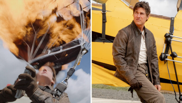 Tom Cruise Sets Guinness World Record with Insane Burning Parachute Stunts in Mission Impossible!